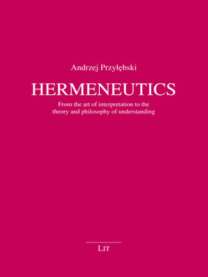 cover image of Hermeneutics